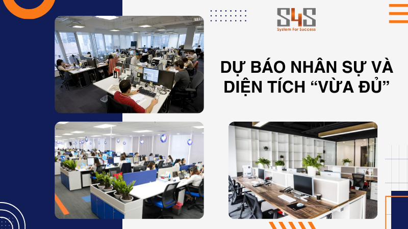 Tính toán mức độ nhân viên để chọn diện tích phù hợp